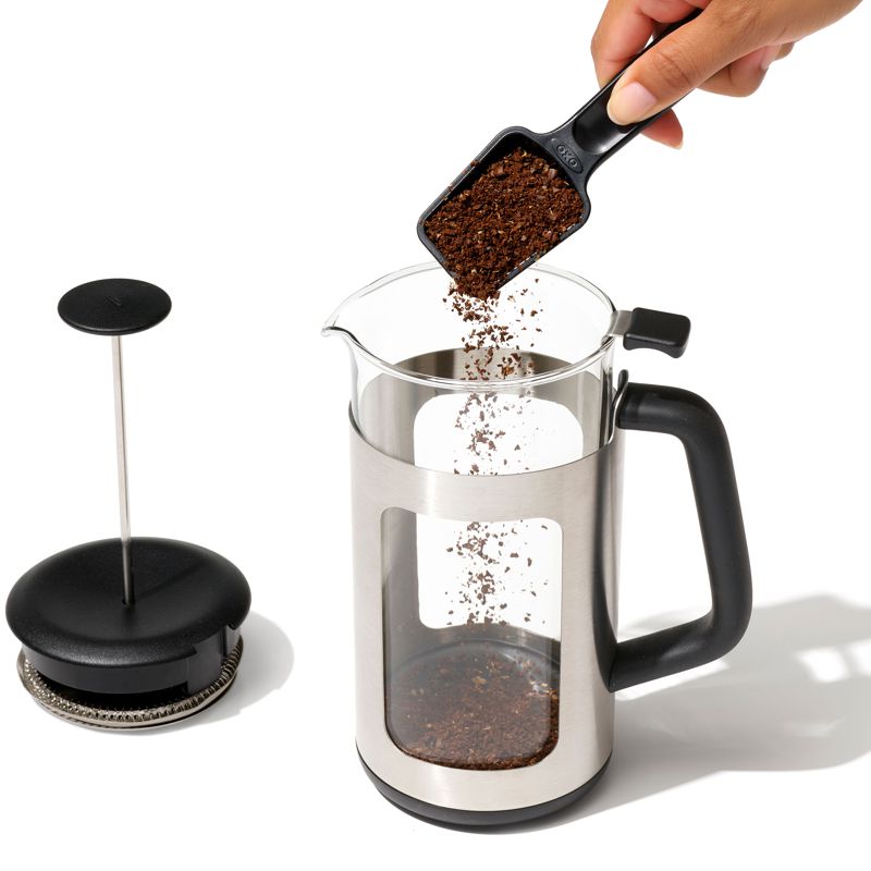 oxo brew 8 cup french press with groundslifter