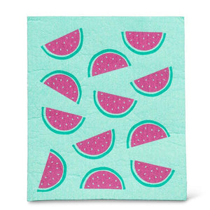 Abbott Tea Towel & Swedish Dishcloth Set, Watermelon