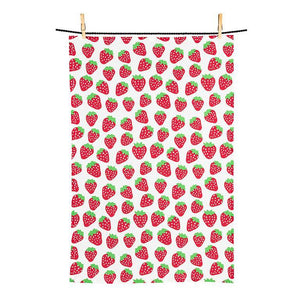 Abbott Tea Towel & Swedish Dishcloth Set, Strawberry