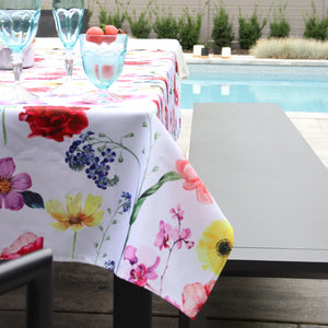 Harman Tablecloth 60 x 90 Inch, Mixed Floral