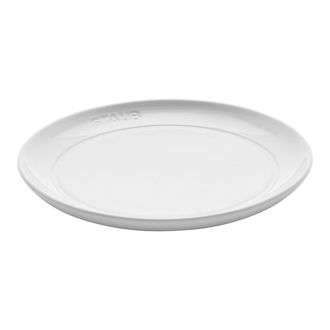 STAUB Appetizer Plates Set of 4, White