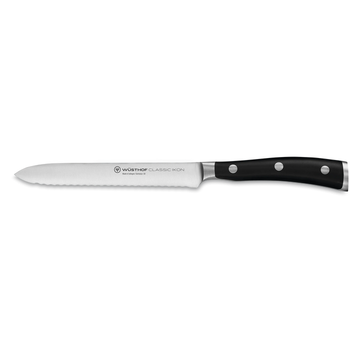 WÜSTHOF Classic Ikon Serrated Utility Knife 14 cm | 5 inch