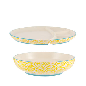 Typhoon WORLD FOODS Bowl & Divided Plate Set