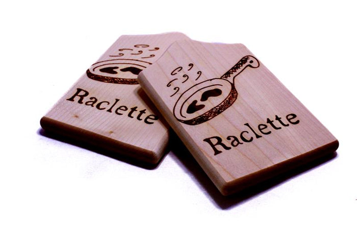 Raclettebrettchen Wooden Raclette Resting Board