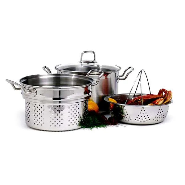 Krona Stock Pot & Steamer 4pc Set