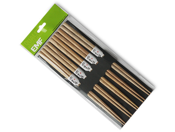 EMF Chopstick Set of 5 Pairs, Chicken Wood