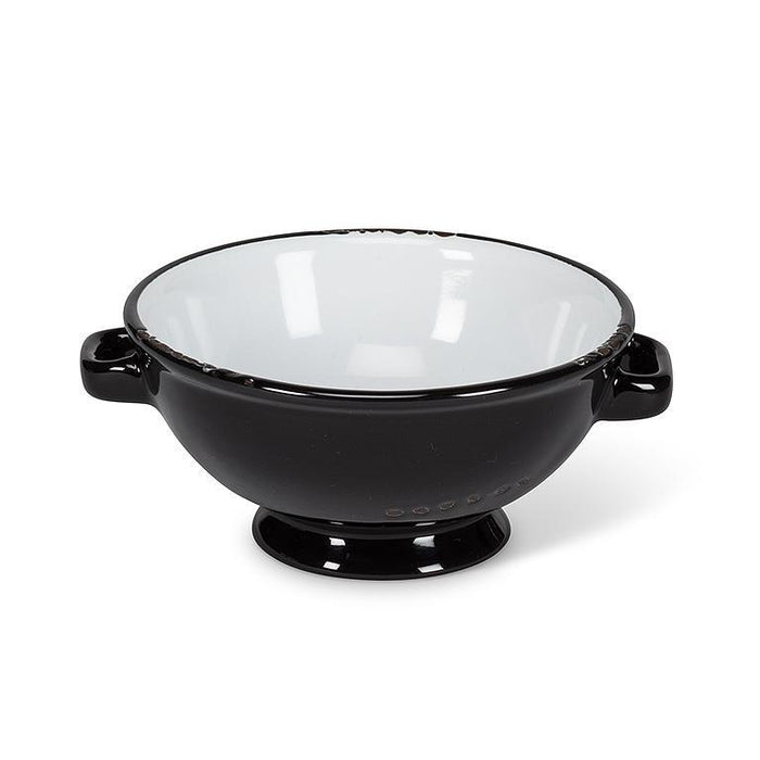 Abbott Enamel-Look Dip Dish 4 Inch, Black