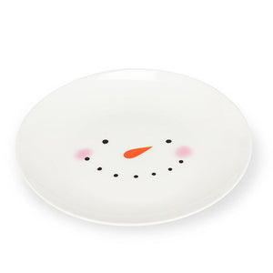 Abbott Appetizer Plate 5 Inch, Snowman Face