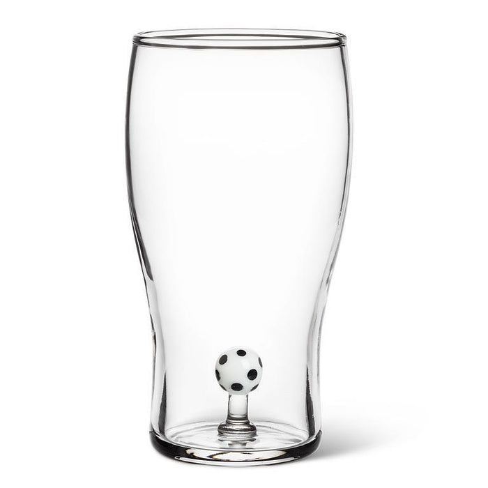 Abbott Beer Glass 20oz, Soccer Icon