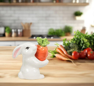 Abbott Salt & Pepper Set, Bunny & Carrot