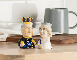 Abbott Salt & Pepper Set, King Charles & Consort