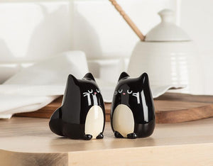 Abbott Salt & Pepper Set, Simple Black Cats