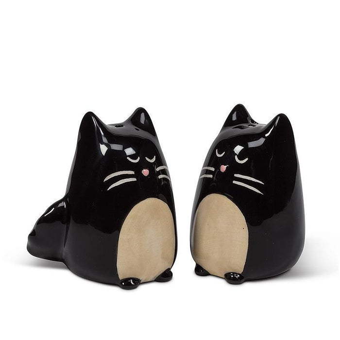 Abbott Salt & Pepper Set, Simple Black Cats