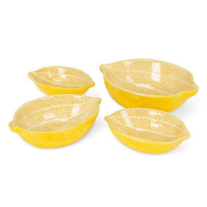 Abbott Nesting Bowls Set of 4, Lemon