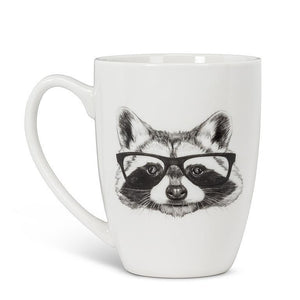 Abbott Mug 12oz, Pen & Ink Raccoon