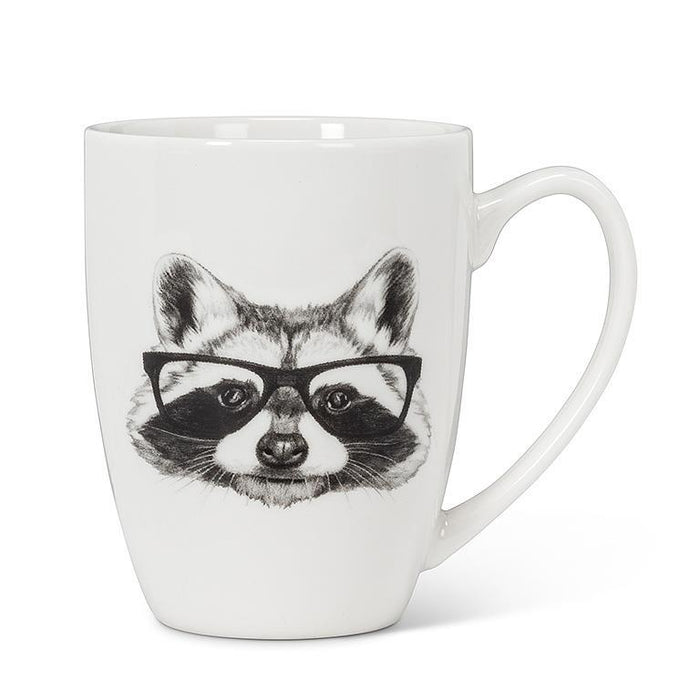 Abbott Mug 12oz, Pen & Ink Raccoon