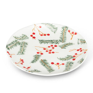 Abbott Appetizer Plate 6 Inch, Pine & Berries