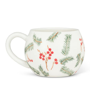 Abbott Mug 16oz, Pine & Berries