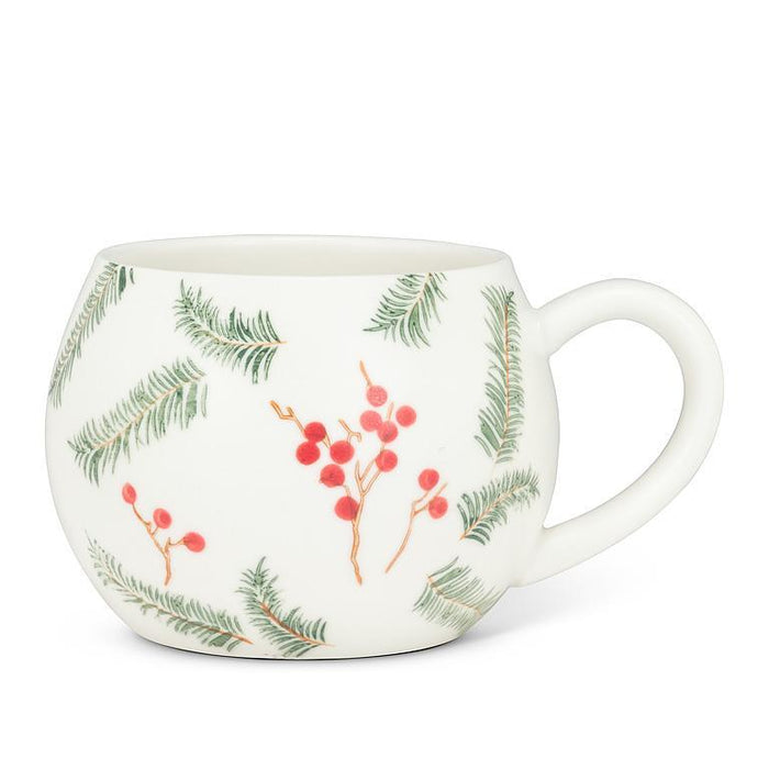 Abbott Mug 16oz, Pine & Berries