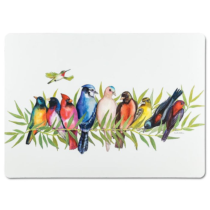 Abbott Placemat, Birds on Branch