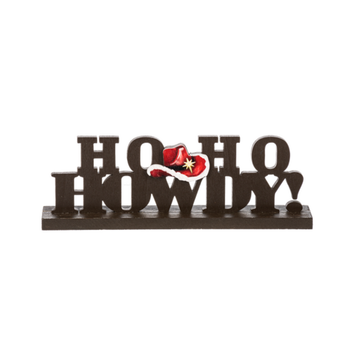 Ganz Decorative Sign, Ho Ho Howdy