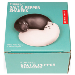 Kikkerland Salt & Pepper Set, Purrfect Cats