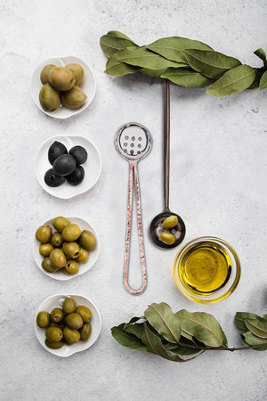 Abbott Olive Spoon, Matte Finish