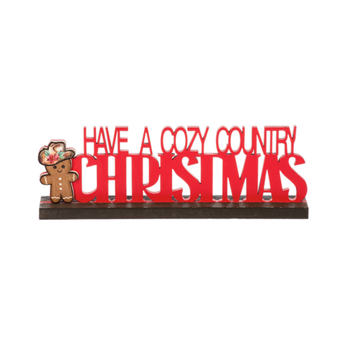 Ganz Decorative Sign, Cozy Country Christmas