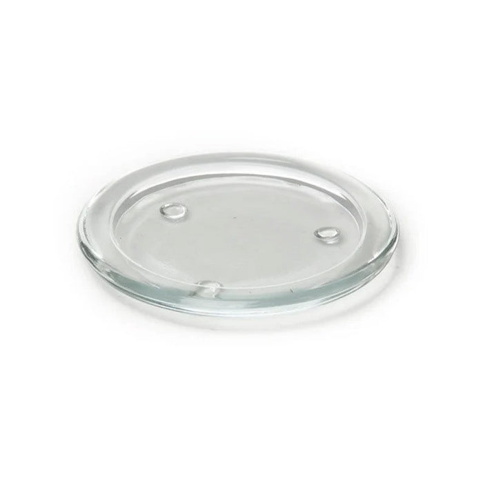 Twilight Collection Candle Plate 4 Inch, Clear