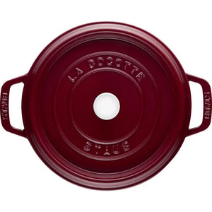 STAUB Round Dutch Oven 3.8L, Bordeaux