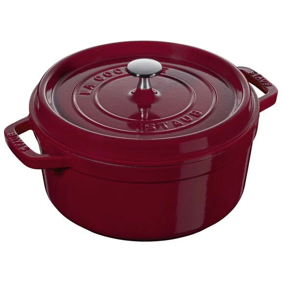 STAUB Round Dutch Oven 3.8L, Bordeaux