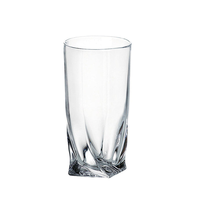 Bohemia Crystal Quadro Highball Glass 350ml