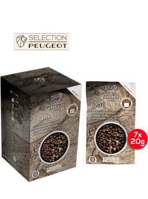 Peugeot Pepper Mill Refill Tan Hoi Vietnamese Black Pepper Box Set (7 x 20g Sachets)