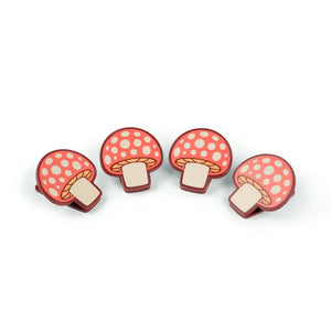 FRED Bag Clips Set of 4, 'Shroommates' Mushrooms