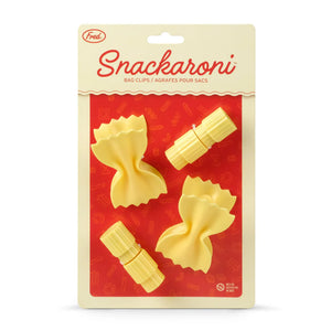 FRED Bag Clips Set of 4, 'Snackaroni'