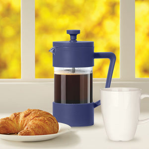 OGGI BREW 3-Cup French Press, Blue