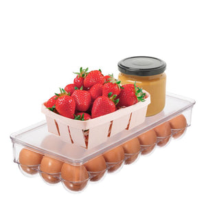 OGGI NEAT Covered Egg Tray (Holds 21 Eggs)