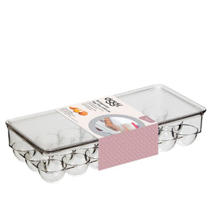 OGGI NEAT Covered Egg Tray (Holds 21 Eggs)