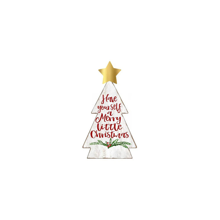 Harman Shaped Paper Napkins, Have Yourself A Merry Little Christmas Tree