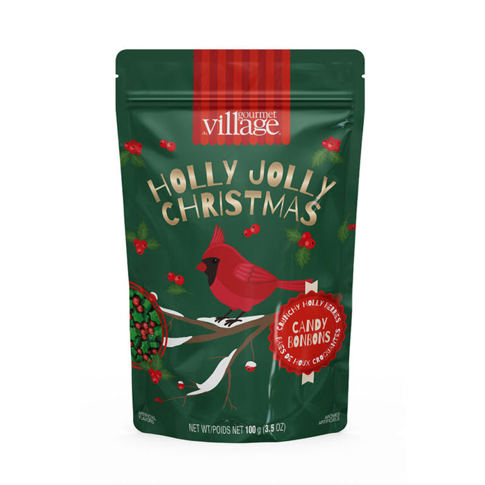 Gourmet Village Candy, Holly Berry Cardinal