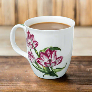 McIntosh Java Mug, Botanical Flowers Blooming Tulips