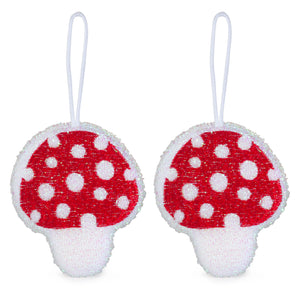 Kikkerland Mushroom Scrub Sponge Set of 2