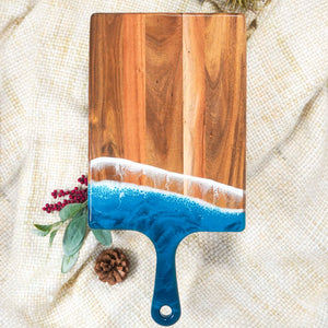 Lynn & Liana Designs Large Acacia Cheese Board, Ocean Vibes