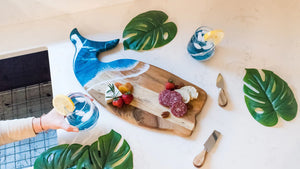 Lynn & Liana Designs Whale Charcuterie Board, Ocean Vibes