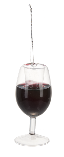 Ganz Ornament, Merry Merlot Wine Glass