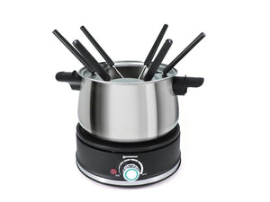 Swissmar Stainless Steel 10-Piece Electric Fondue Set