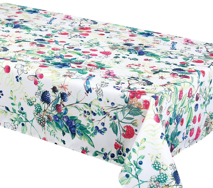 Texstyles Deco Tablecloth 58 x 78 Inch, Field Berries