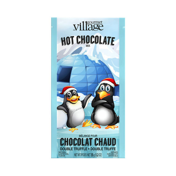 Gourmet Village Hot Chocolate Drink Mix, Penguin (Double Truffle)