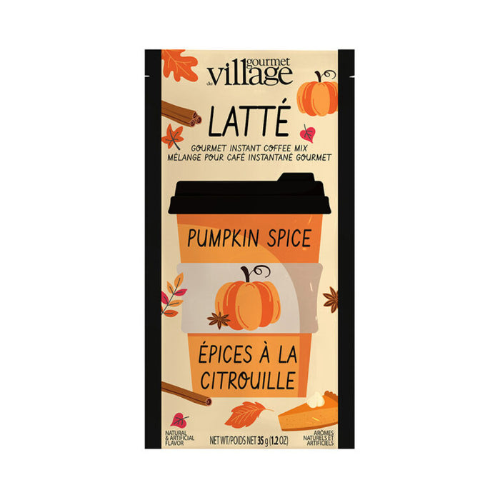 Gourmet Village Instant Coffee Mix, Pumpkin Spice Latte