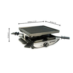 Swissmar Geneva Raclette Grill 4 Person, Aluminum Non-Stick Top